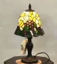 Настолна лампа в стил Тифани – модел „Слънчогледи и грозде“, снимка 1