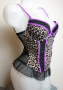 Okay 75B размер корсет в енимал принт и черен тюл, снимка 7