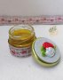 Малки бурканчета с мед, етно мотиви с бял фон. , снимка 4