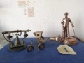 Стари бронзови, месингови фигурки-старуетки макетни. Различни автори,години, държави. , снимка 8