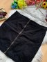 Черна дънкова пола, снимка 3