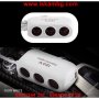 Троен разклонител за запалка с 2USB с кабел - D23, снимка 15