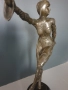 39см-5кг Chiparus статуетка/френска бронзова скулптура/Арт Деко фигура кабаретна танцьорка-балерина, снимка 5