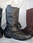 мото тиин боти, УНИСЕКС БОТУШИ черни, 42 - 43, BIKER BOOTS, рокер боти, чопър, хард, снимка 14