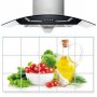 Купа Зеленчуци олио лепенка стикер имитация плочки за плот на кухня, снимка 3