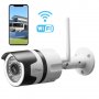 Комплект 3бр Wateproof Camera WIFI за външен монтаж, нощно виждане Full HD, снимка 2