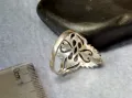 РАЗКОШЕН АЖУРЕН СКЪПОЦЕНЕН СРЕБЪРЕН ПРЪСТЕН СРЕБРО 925 ИНКРУСТИРАН с ФАСЕТИРАНИ МАРКАЗИТИ 49113, снимка 7