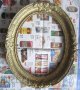 Стара рамка за картина / гоблен ЕЛИПСА, квадрат, птица, котка, коте, снимка 4