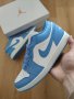 Нови Оригинални Обувки Размер 40 Номер Nike UNC Blue Сини Бели Маратонки унисекс , снимка 2