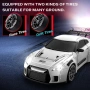 Детска дрифт кола с дистанционно Nissan GT-R 4x4  4653, снимка 7