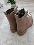 Бежови боти естествена кожа, снимка 5