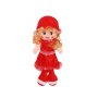 Мека парцалена кукла с шапка, 36 см, варианти Код: 55596, снимка 1 - Кукли - 44015812