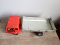 Голяма механична ламаринена играчка самосвал JOUSTRA 1958г, снимка 5