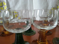 Ретро стъклени чаши цветно стъкло , снимка 5