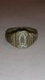 Рядък пръстен много стар сачан с буква О - 59981, снимка 1