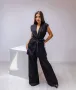 Луксозен черен дамски комплект от две части , снимка 5