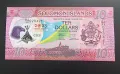 Соломонови Острови.  2023 година.  10 долара.  Юбилейна.  UNC., снимка 2